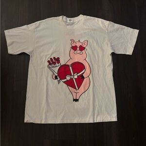 Vintage AOP Pig Heart Break Through T-shirt